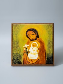 성요셉과 아기예수2 (세라믹/215*215)