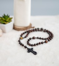 영도 벽조목 5단 묵주 (10mm)